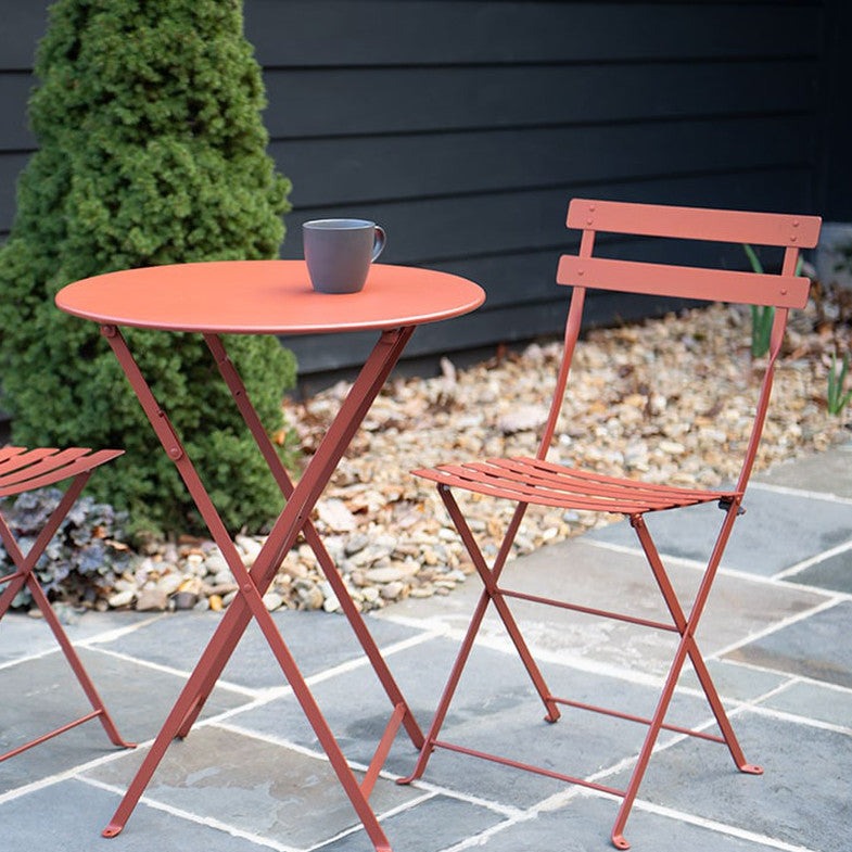 Metal Bistro Chair Set of 2