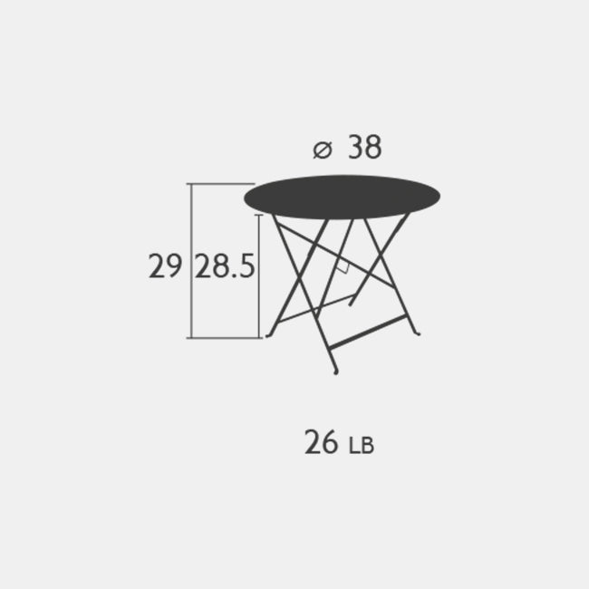 Bistro 38&quot; Round Table