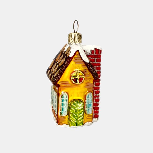 Little House with Chimney Ornament