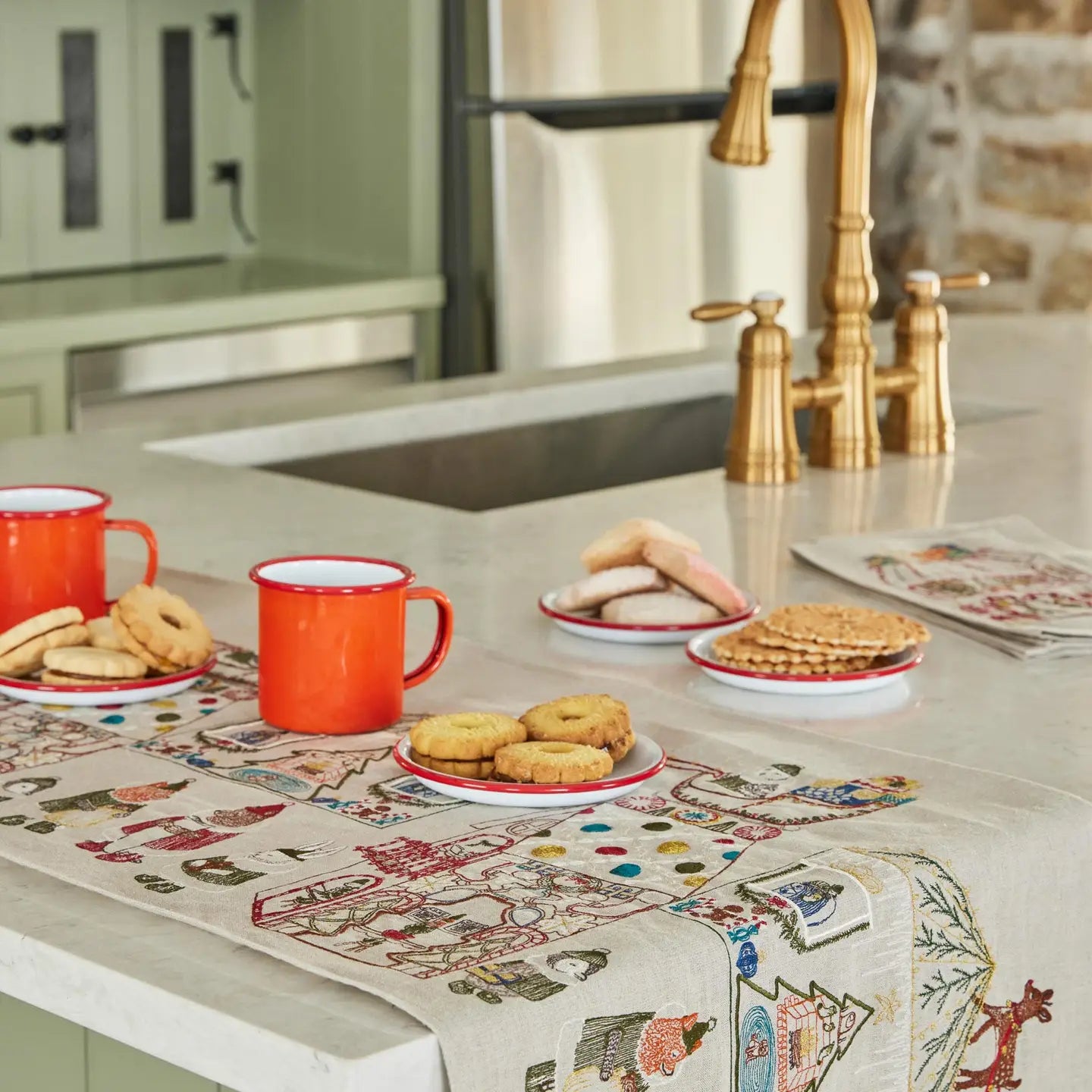 Toy Workshop Tea Towel