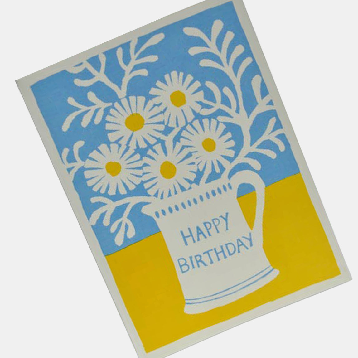 Daisies In A Mug Card