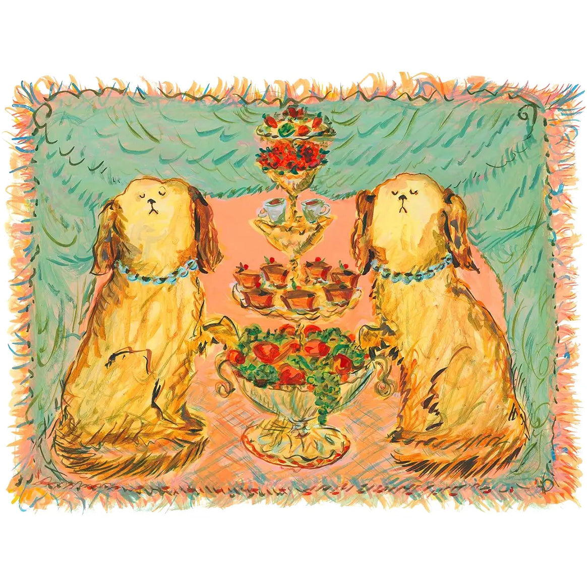 High Tea with Dogs Print