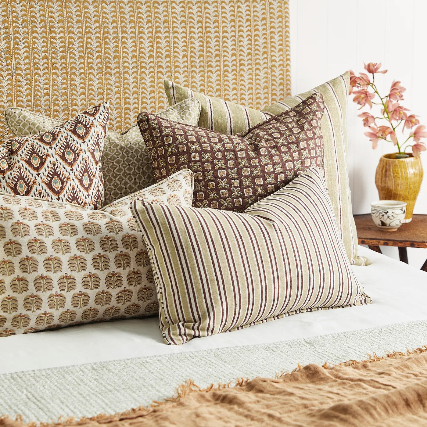 Kyoto Juniper Square Pillow