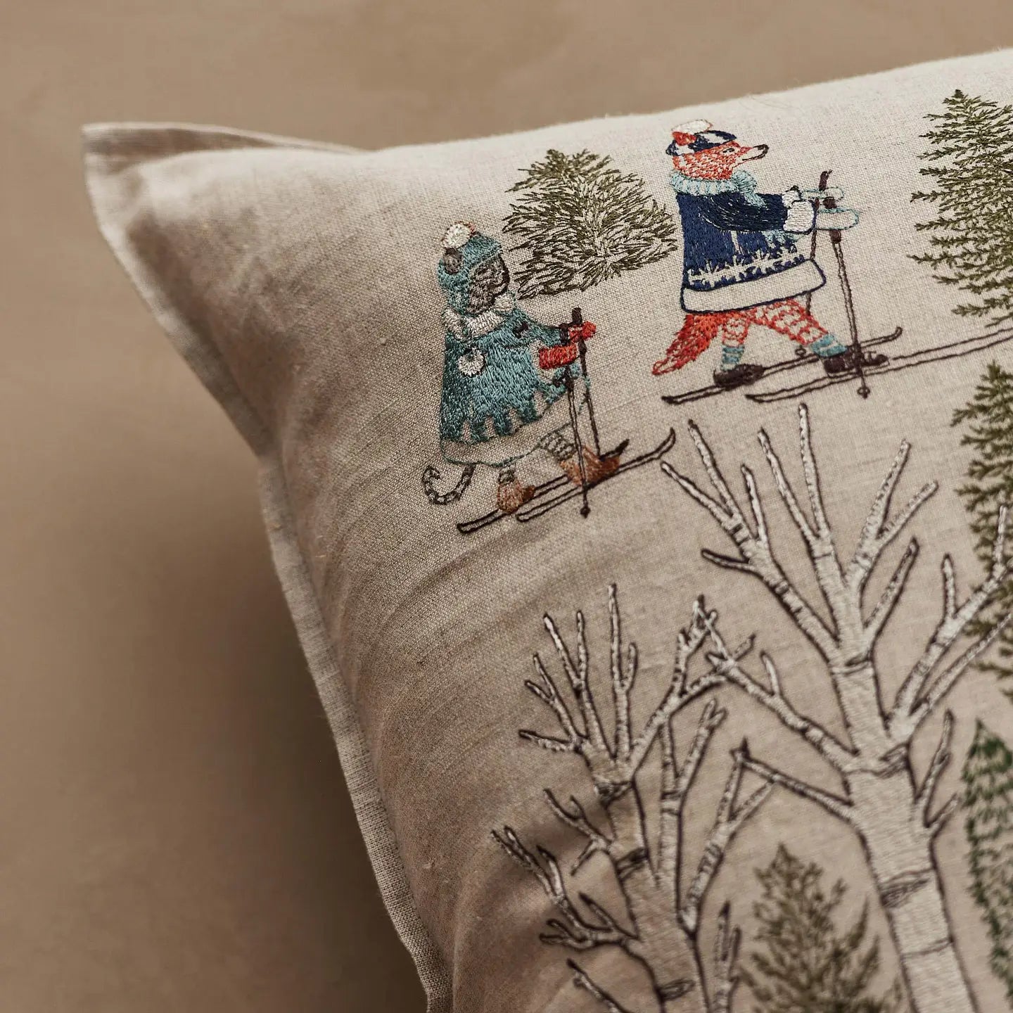Winter Fun Square Pillow