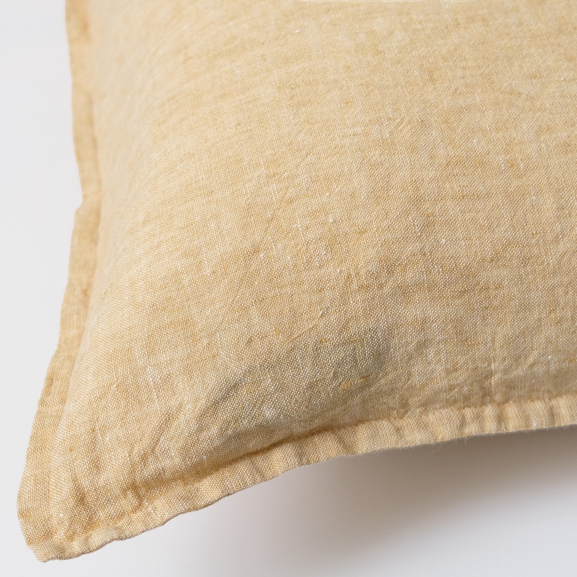Linen Standard Pillowcase in Saffron Chine