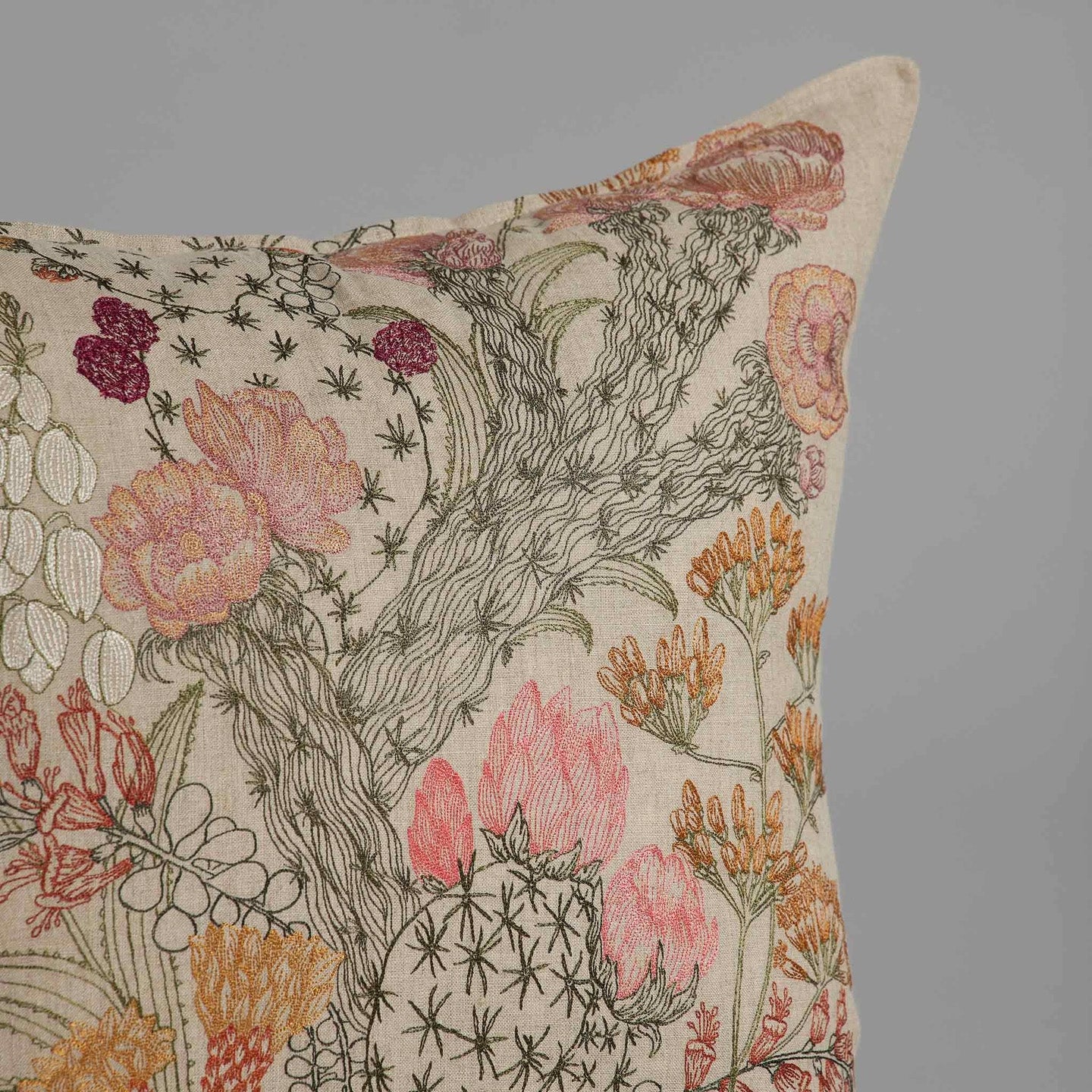 Desert Blooms Square Pillow