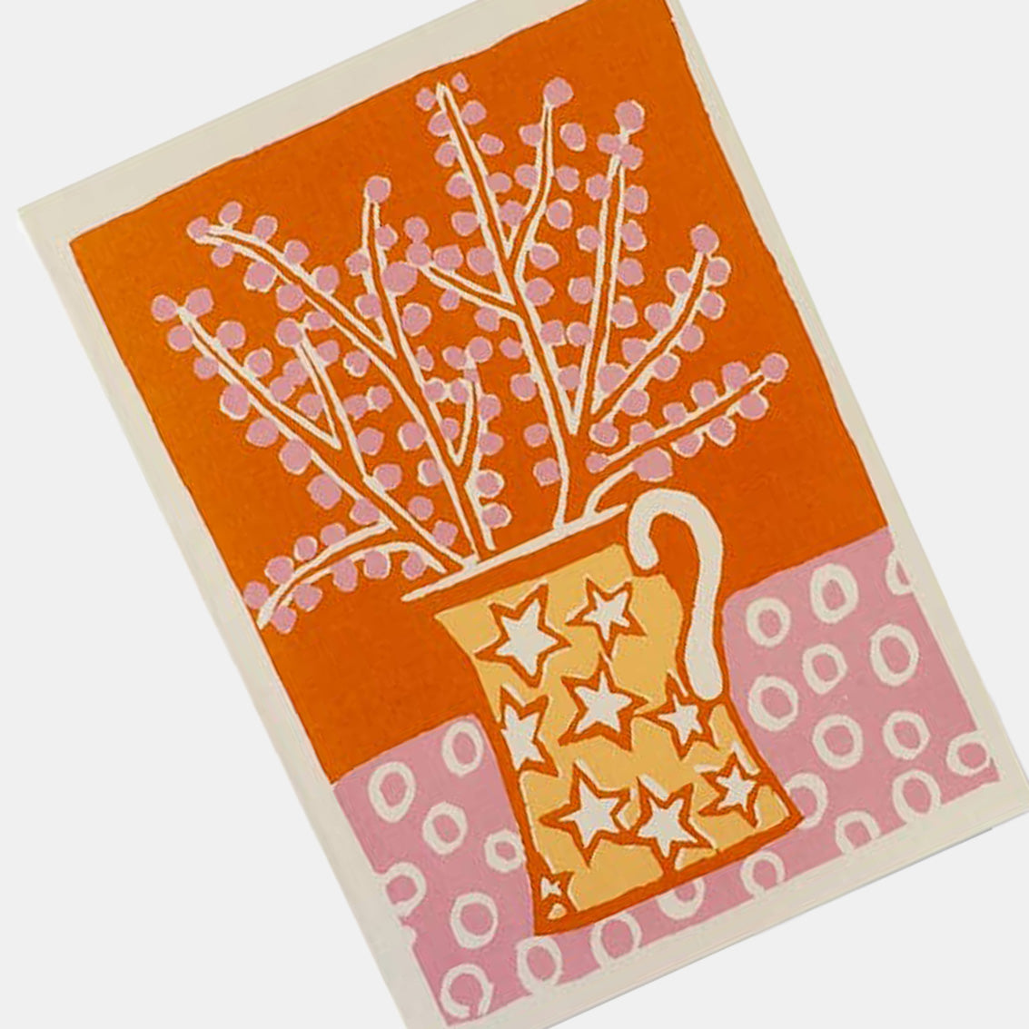 Jug and Blossom Card