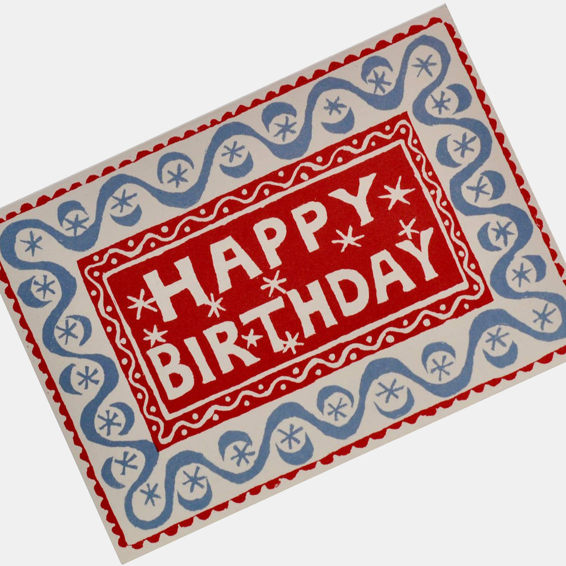 Happy Birthday with Waves Card