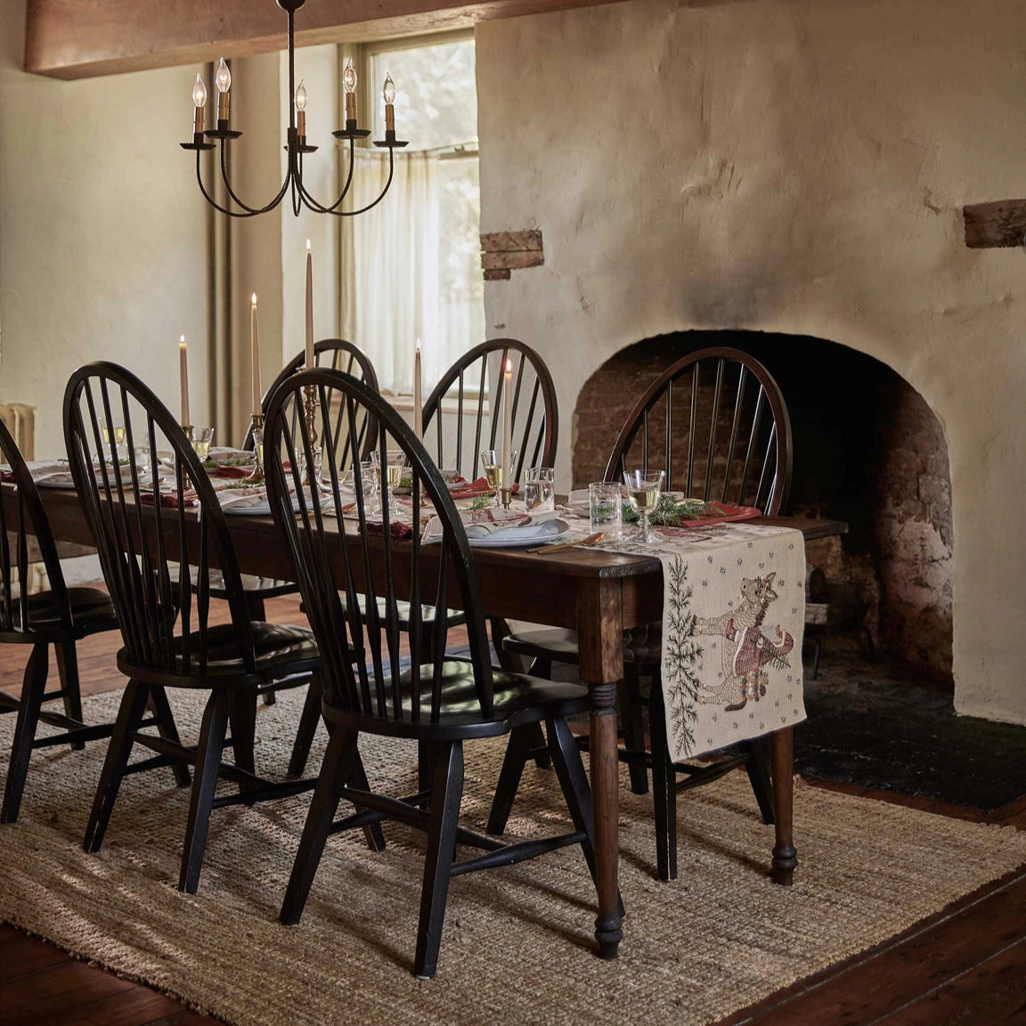 Christmas Donkey Table Runner