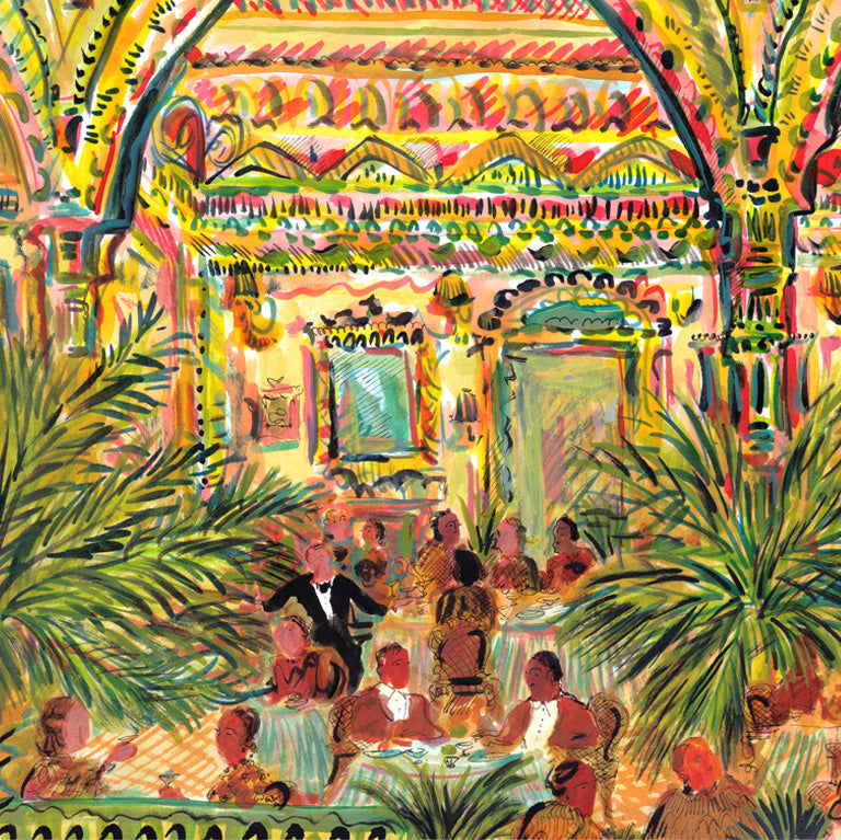 Green Gala Print