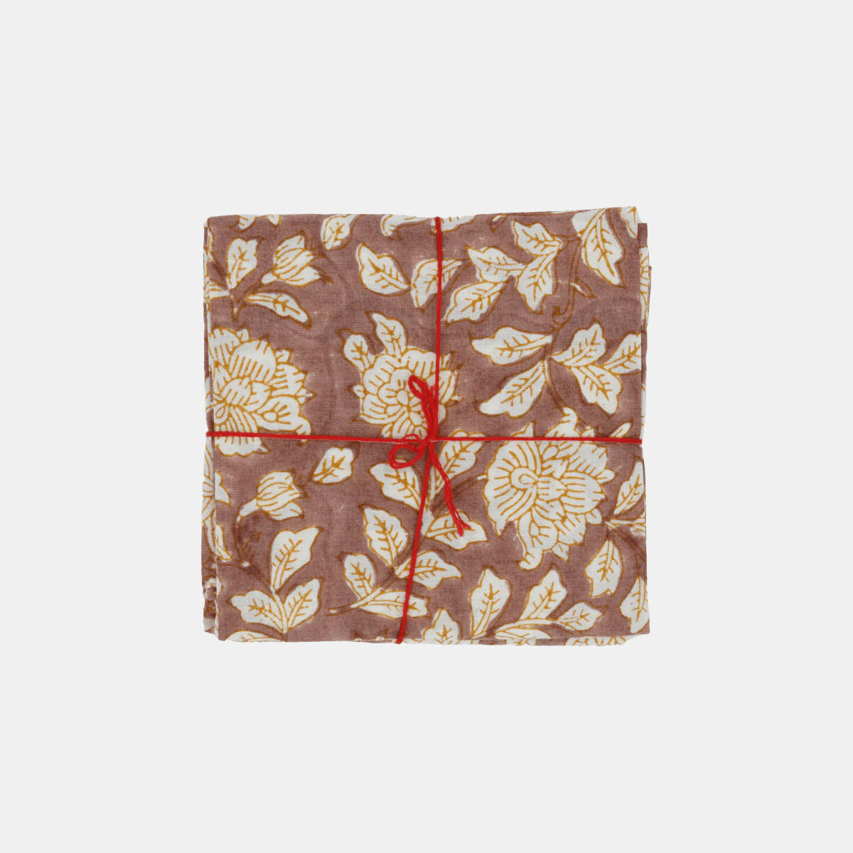 Iris Rosewood Napkins: Set of 4