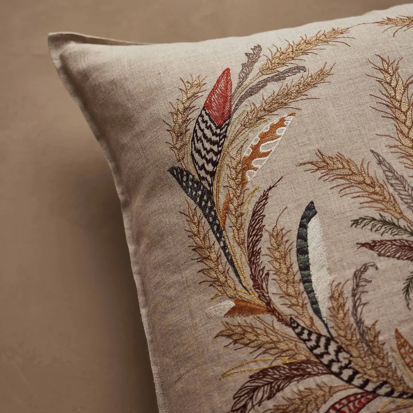 Wheat Harvest Square Pillow