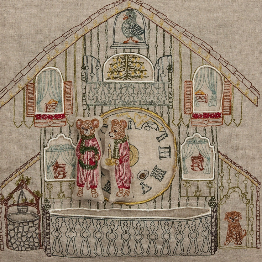 Christmas Clock Pocket Square Pillow