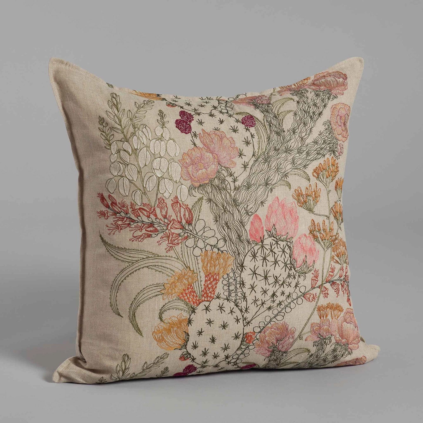 Desert Blooms Square Pillow