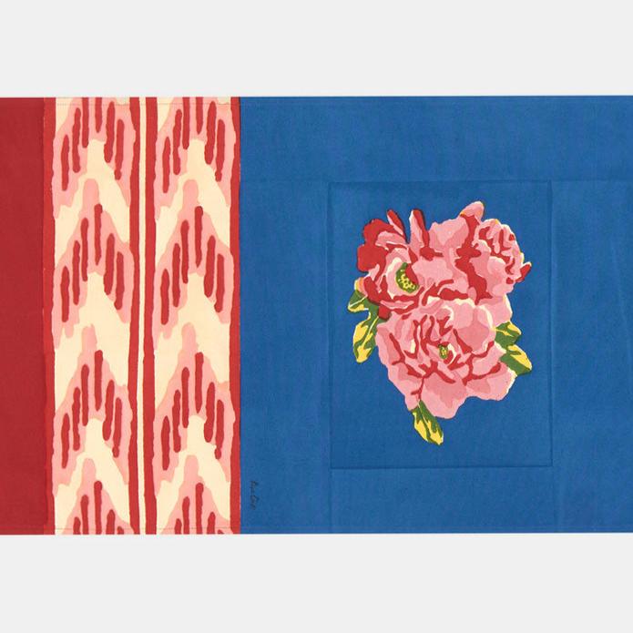 Nina Rose Blue Table Runner