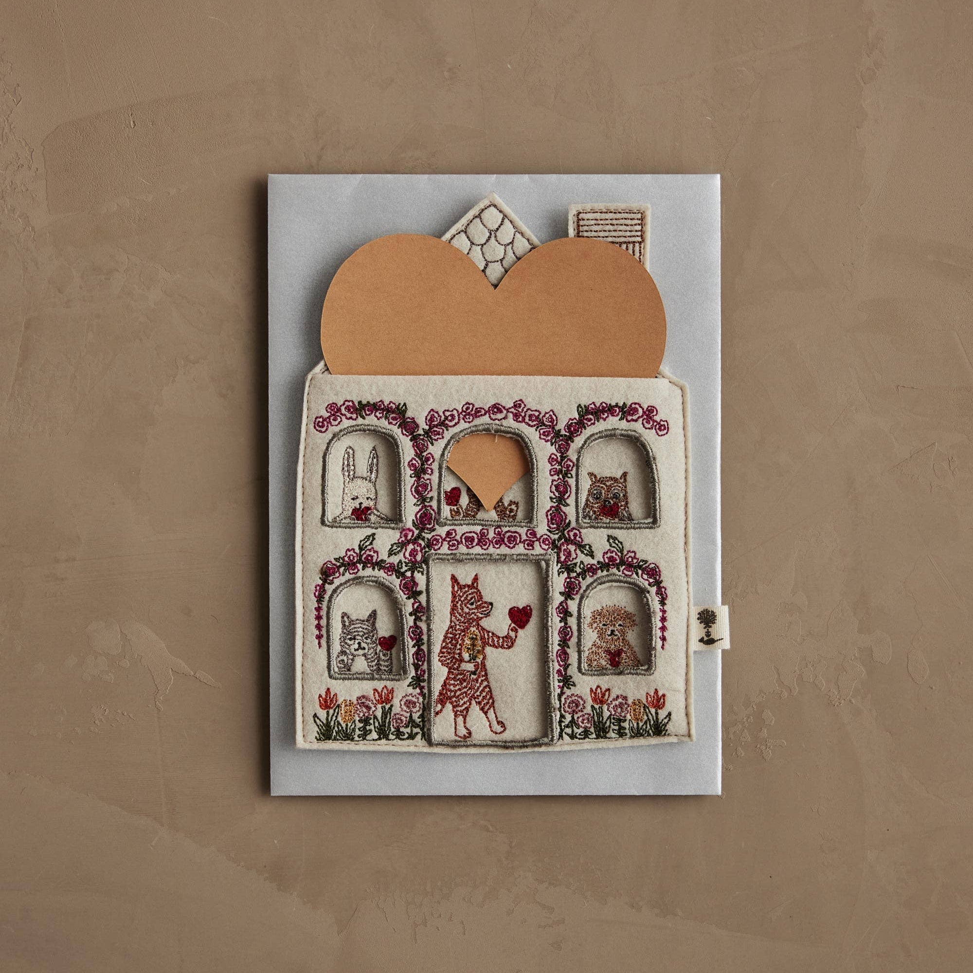 Home is Where the Heart is Felt Envelope