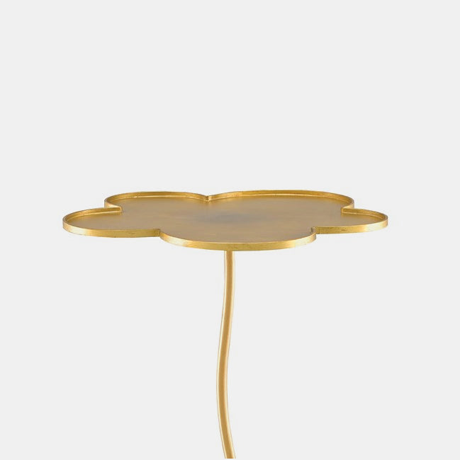 Fleur Gold Accent Table