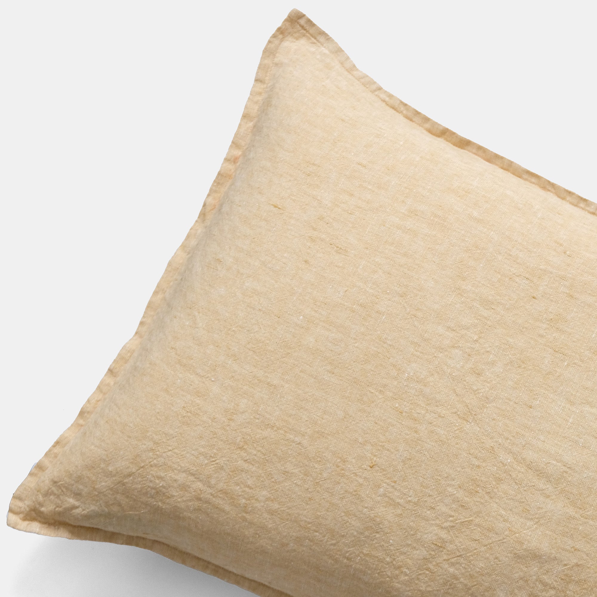 Linen Standard Pillowcase in Saffron Chine