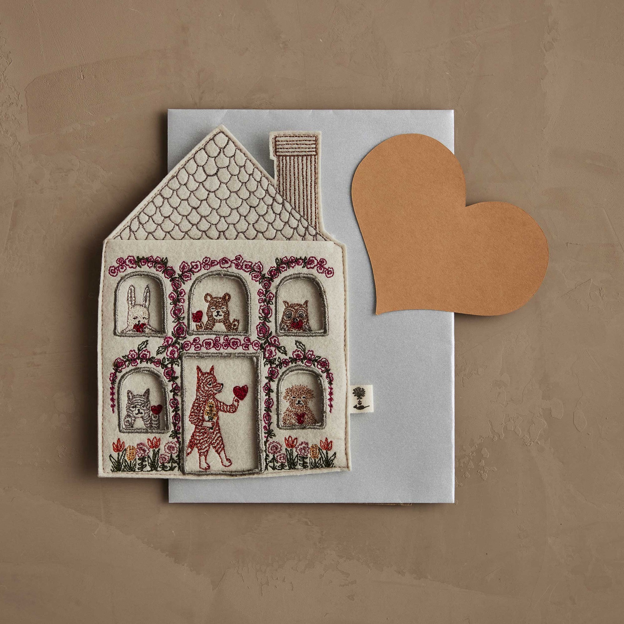 Home is Where the Heart is Felt Envelope