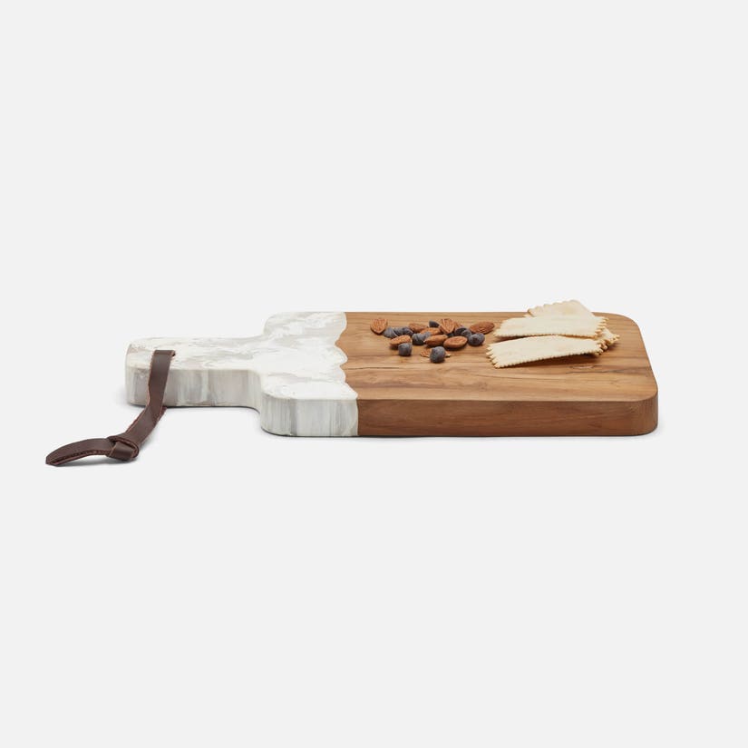 Austin White Swirl Serving Board