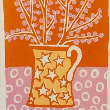 Jug and Blossom Card