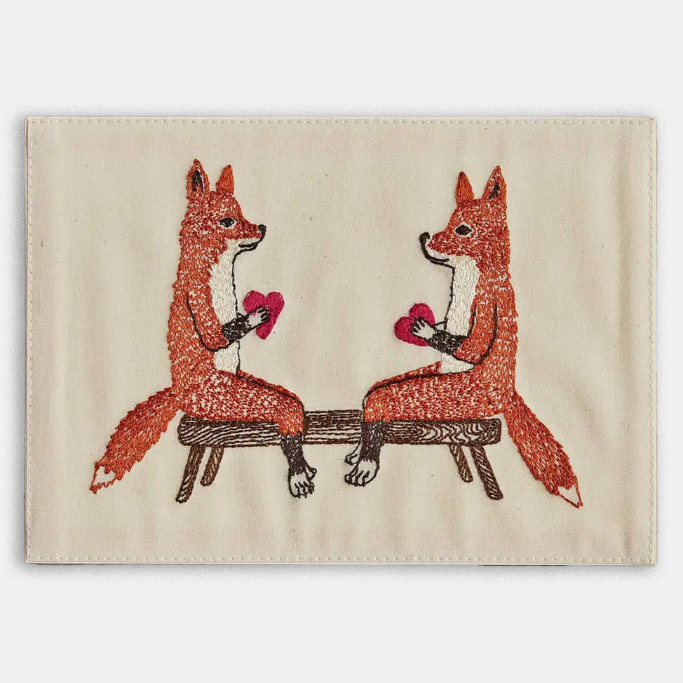 Smitten Foxes Card