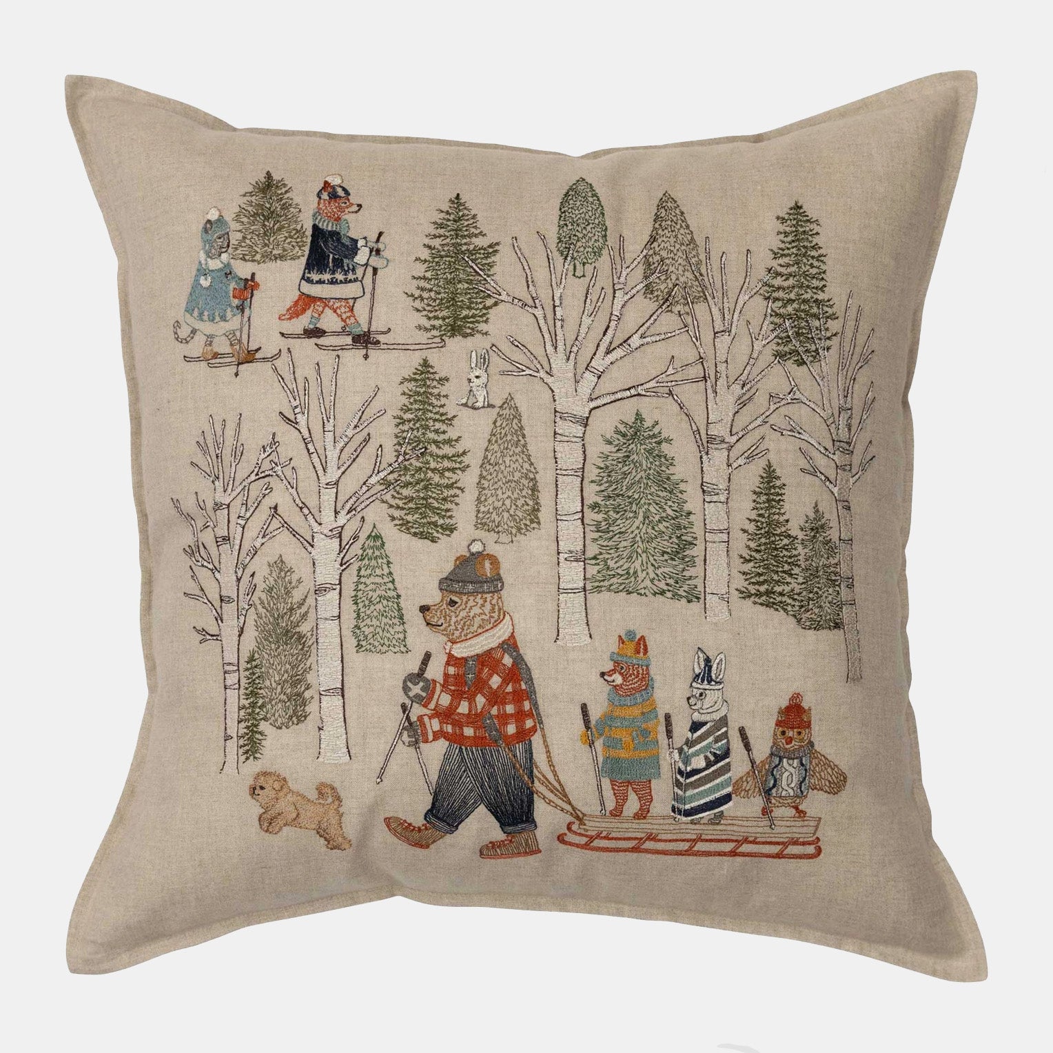 Winter Fun Square Pillow
