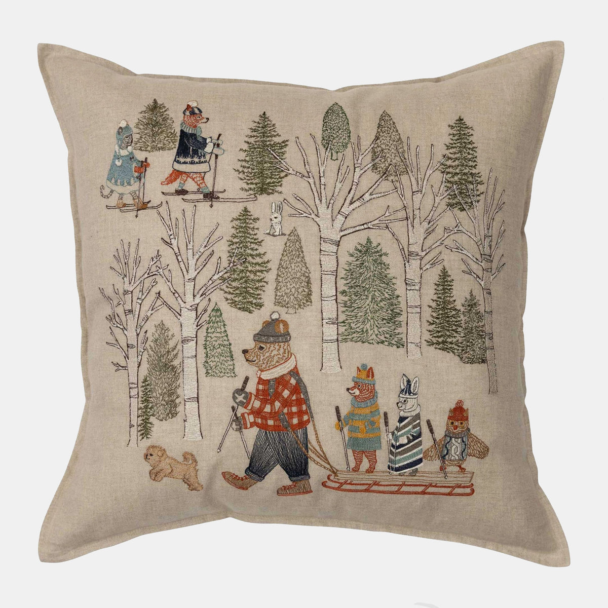Winter Fun Square Pillow by Coral & Tusk – Collyer's Mansion
