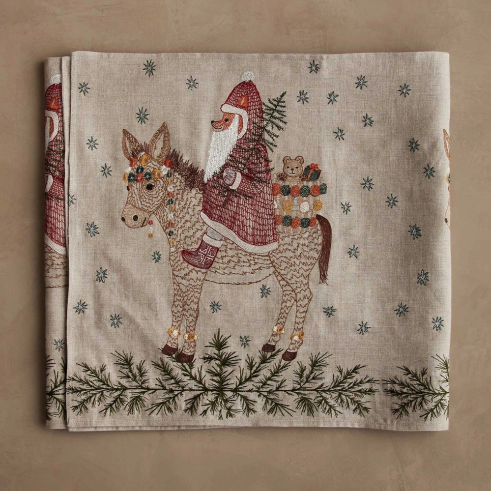 Christmas Donkey Table Runner