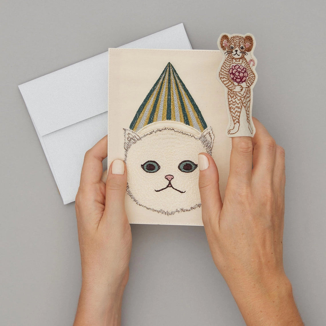 Baby Cat Birthday Surprise Card