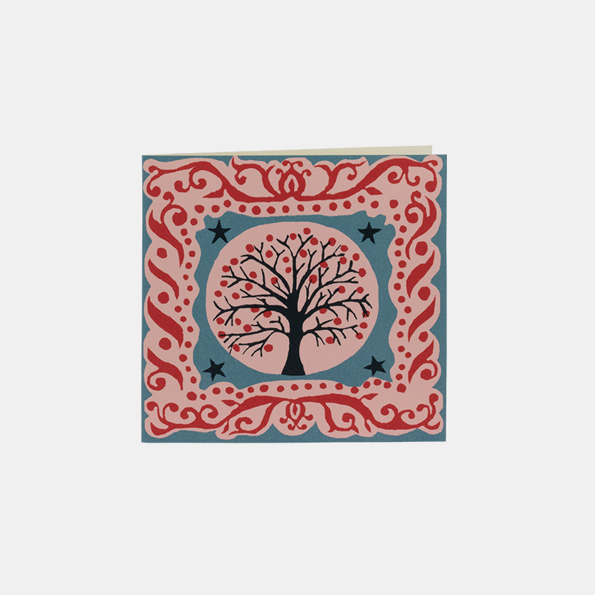 Small Card: Tree and Stars