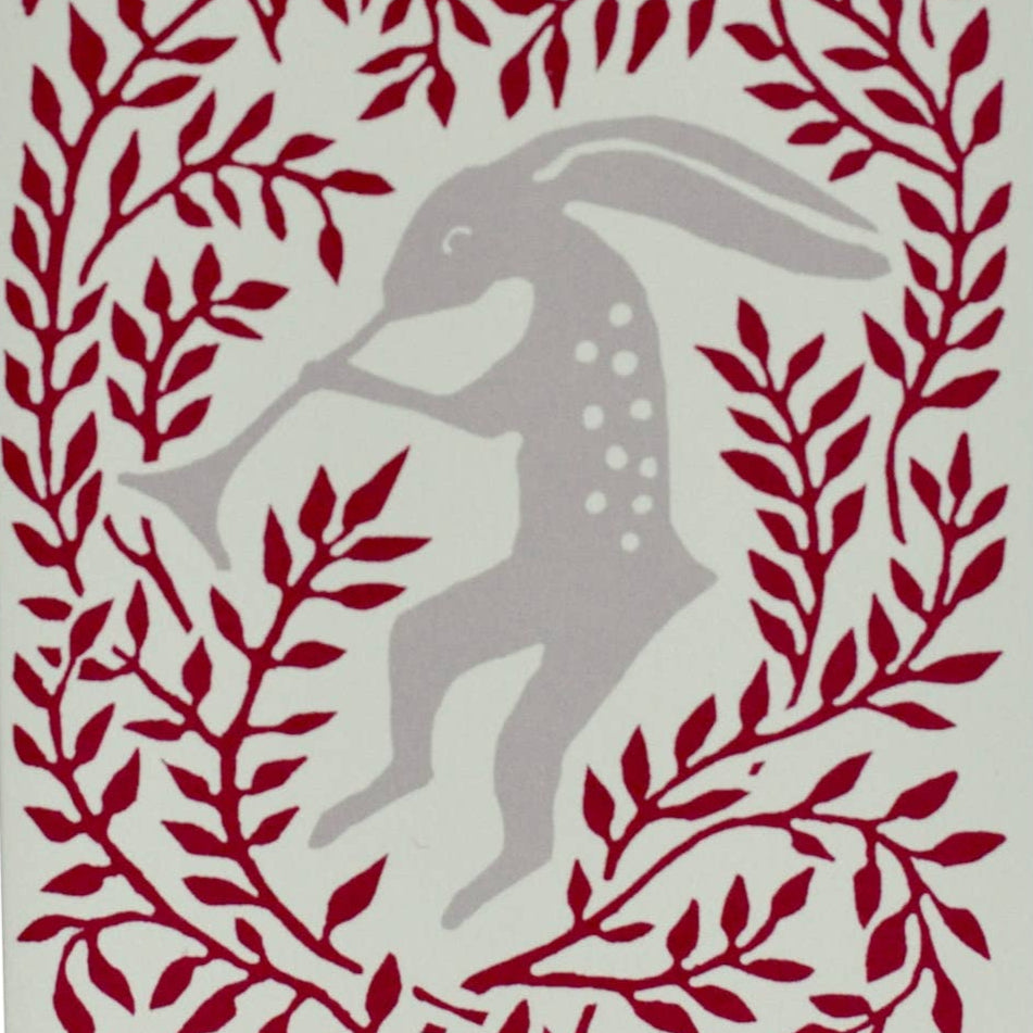 Dancing Hare Cards: Pack of 10