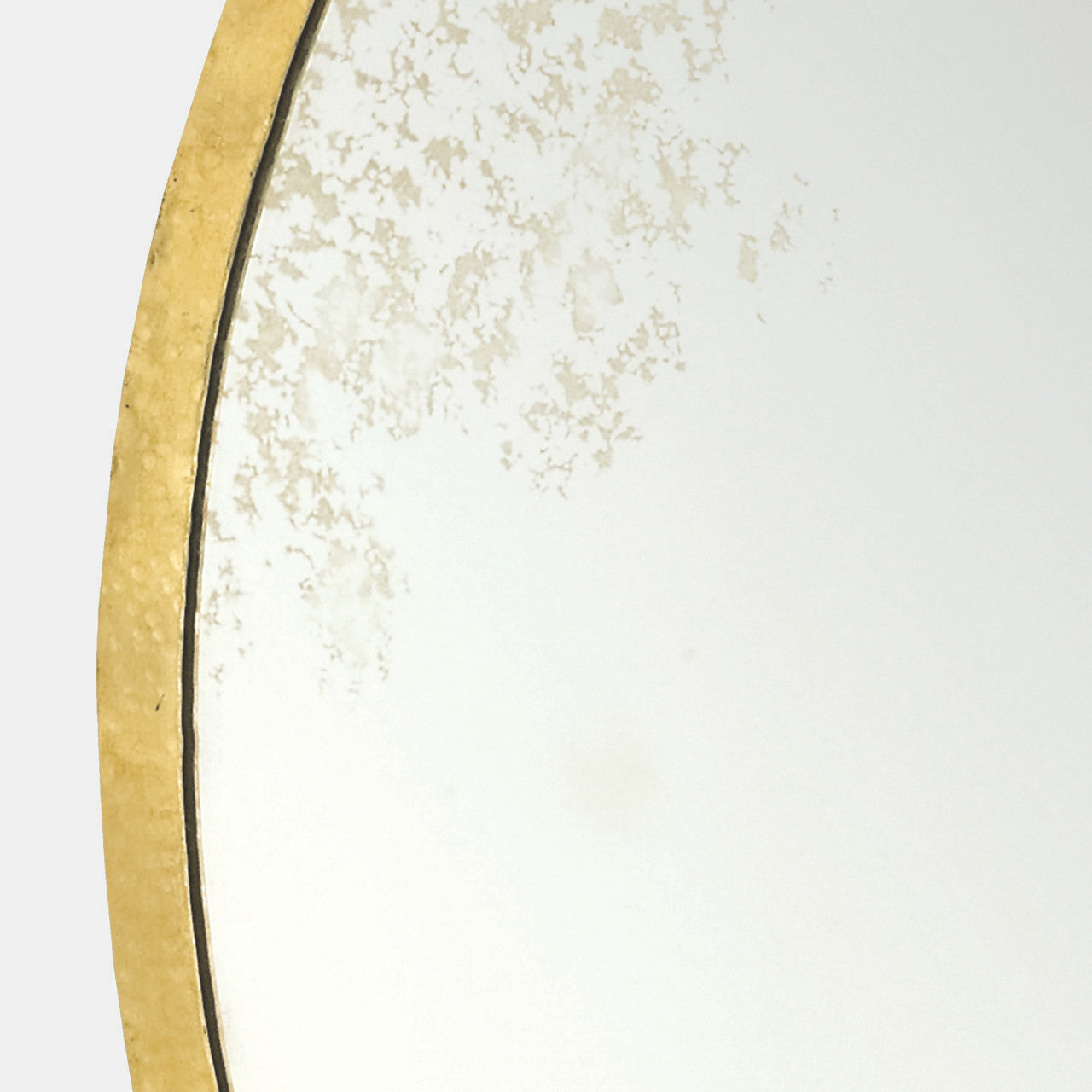 Aline Gold Round Mirror