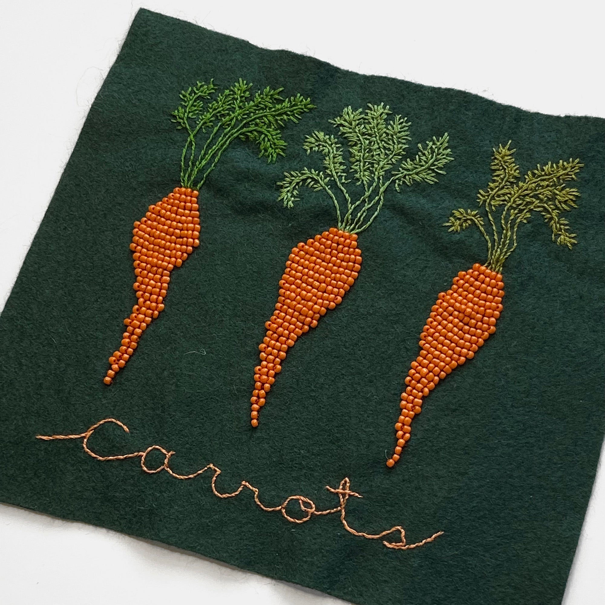 Handmade Carrots Wall Hanging