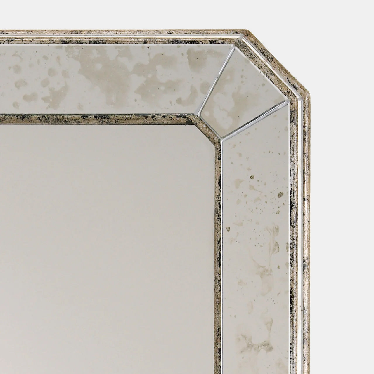 Antiqued Rectangular Mirror