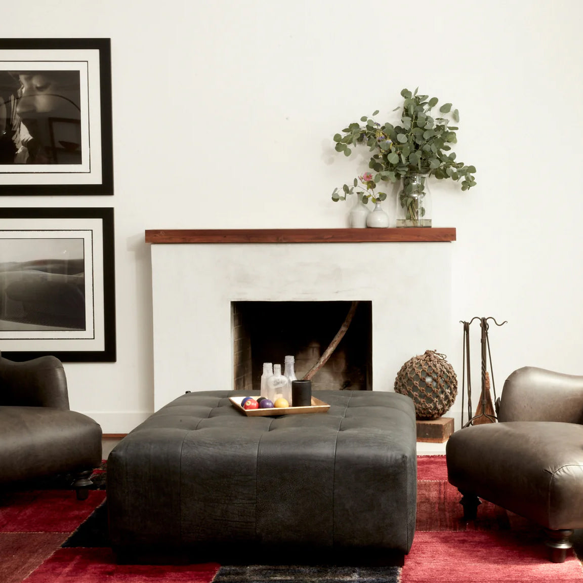 Essentials Arden Wide Ottoman: Made to Order