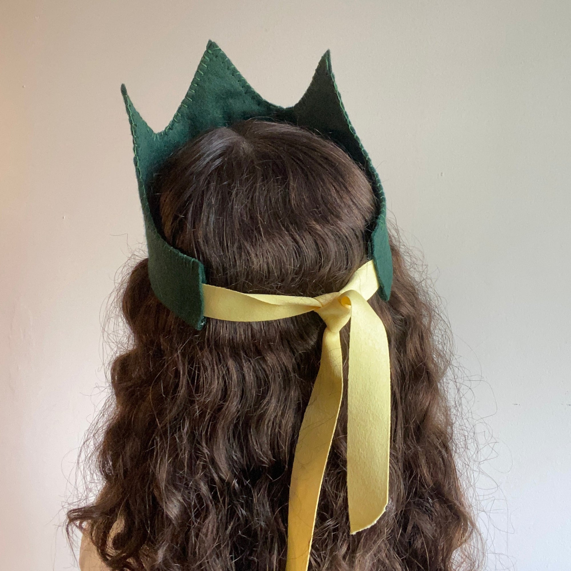 Zodiac Handmade Felt Crown in Leo