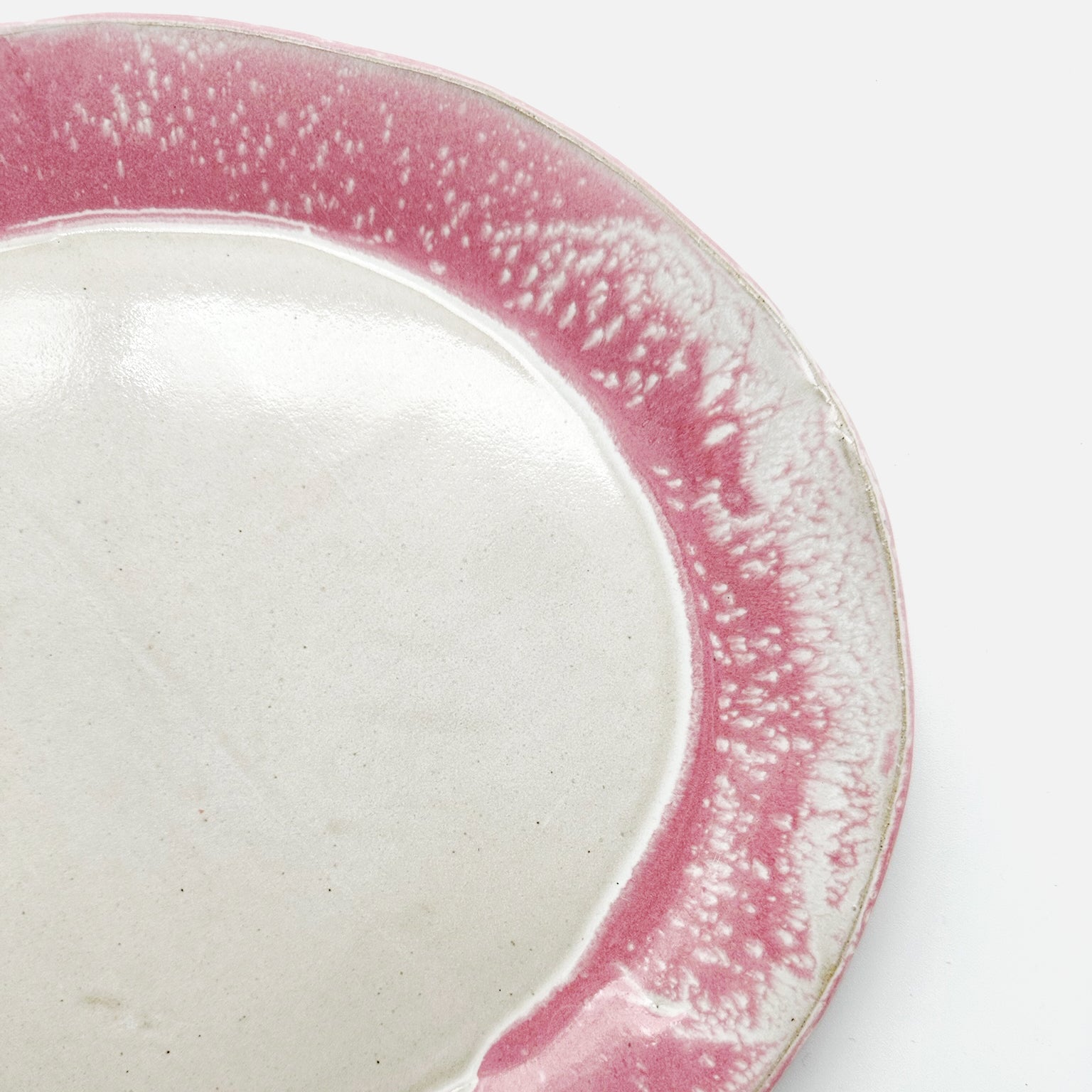 Rounded Serving Platter in Pink