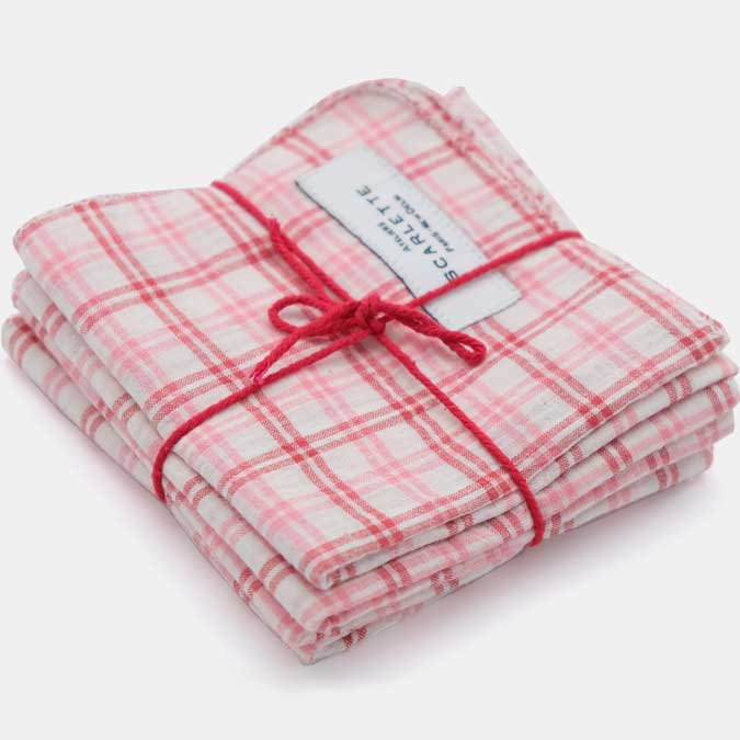 Bise Lipstick Napkins: Set of 4