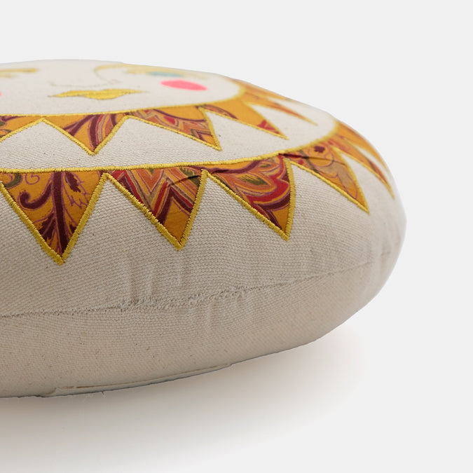 Bright Neon Sun Pillow