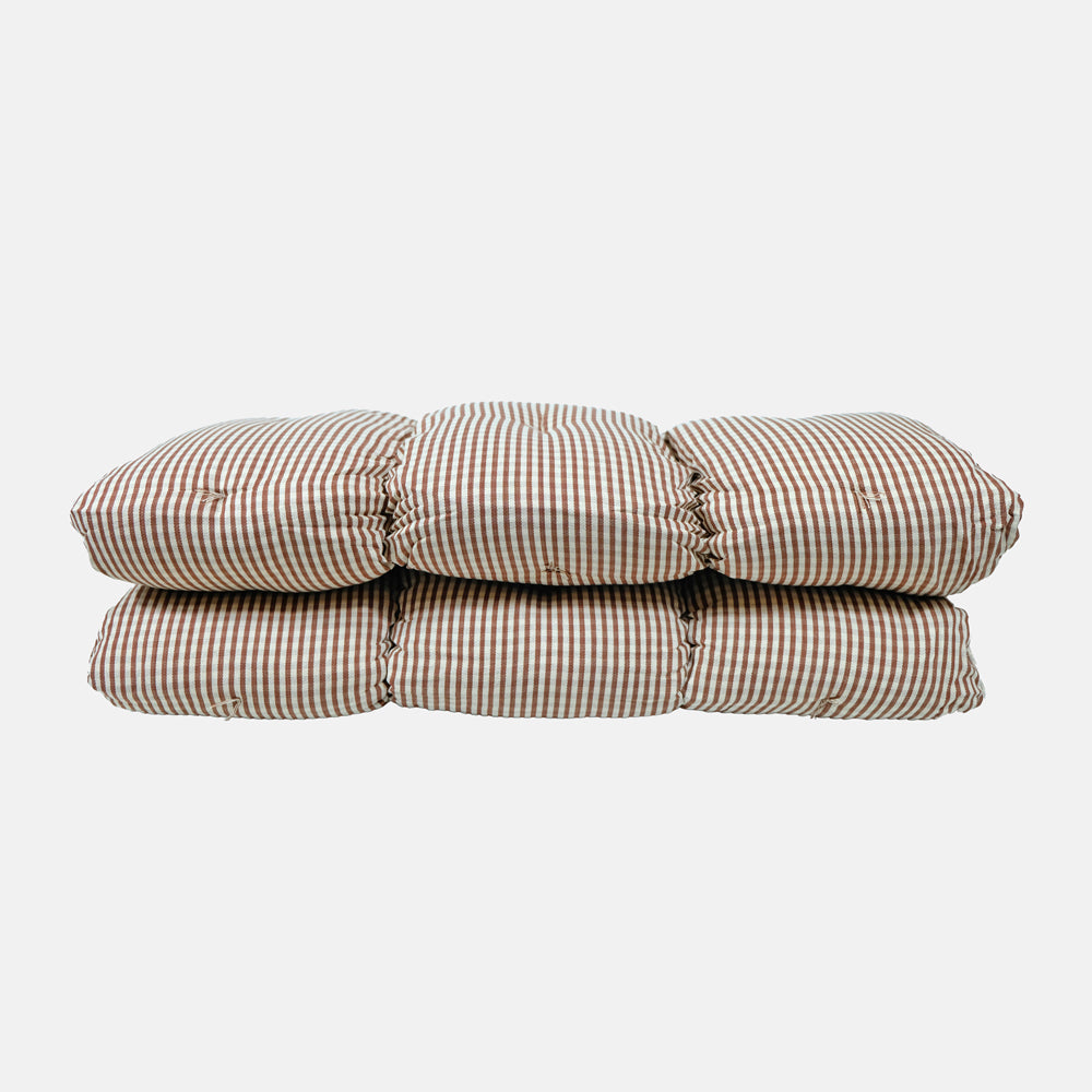 Brown Gingham Throw Bed