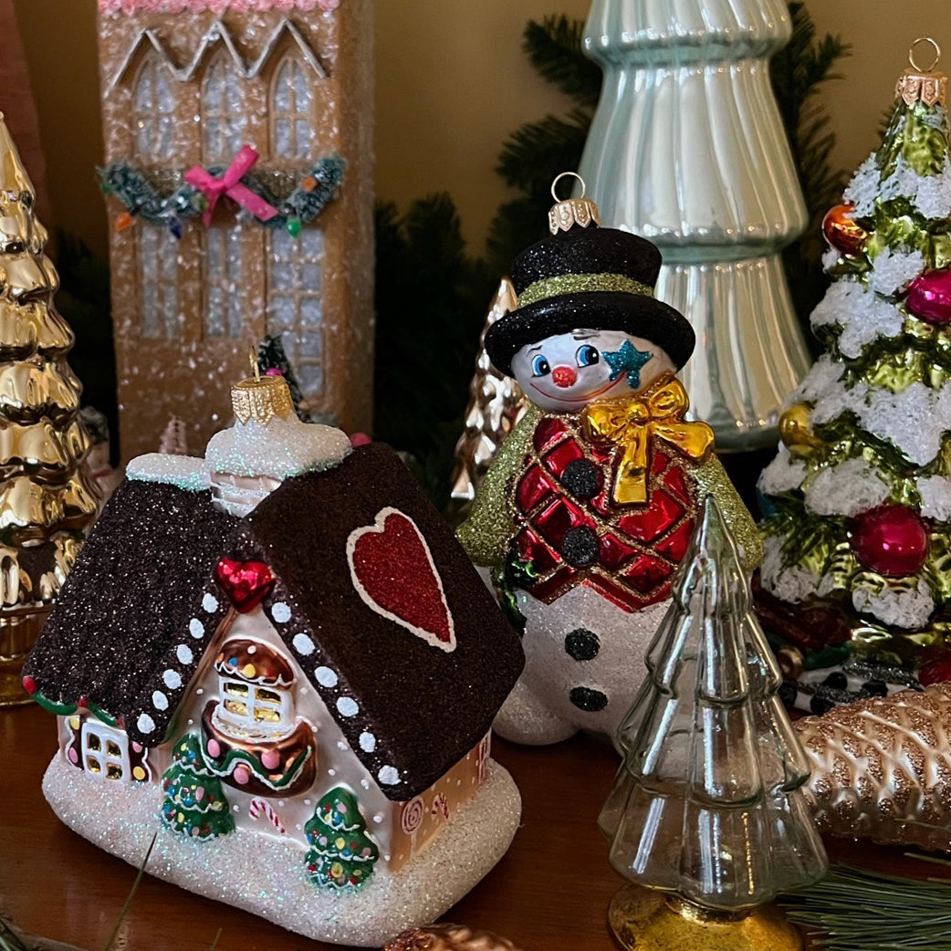 Christmas Tree with Train Ornament