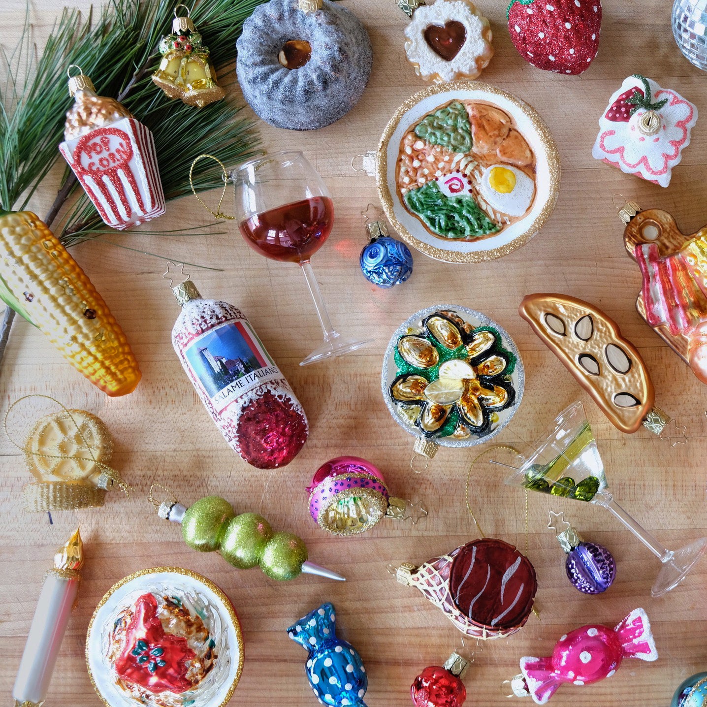 Red Wine Glass Ornament