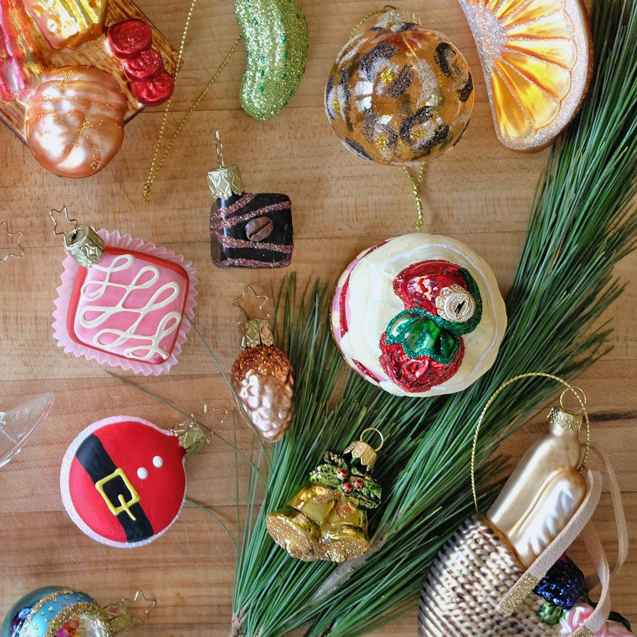 Macaron Santa Ornament