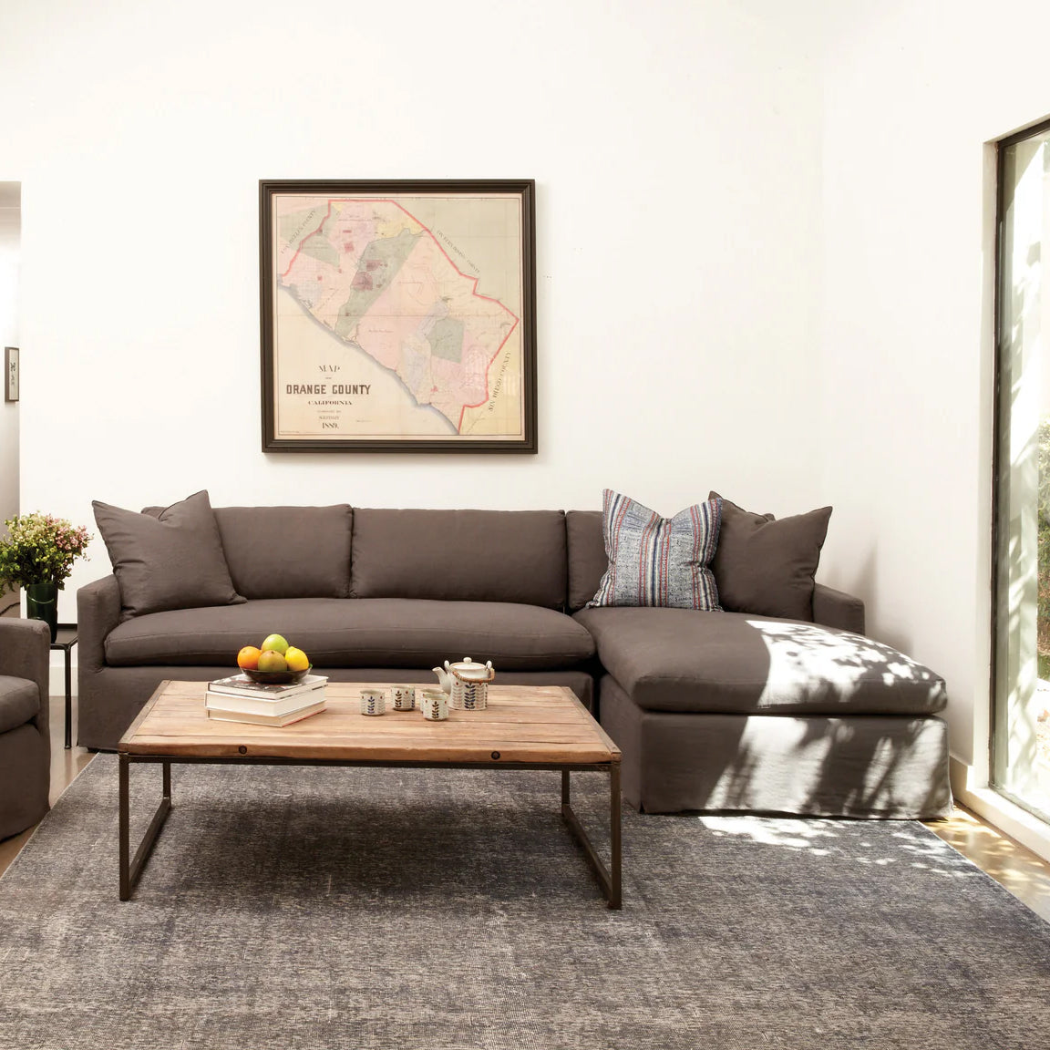 Essentials Louis 2 Piece Sectional: Made to Order