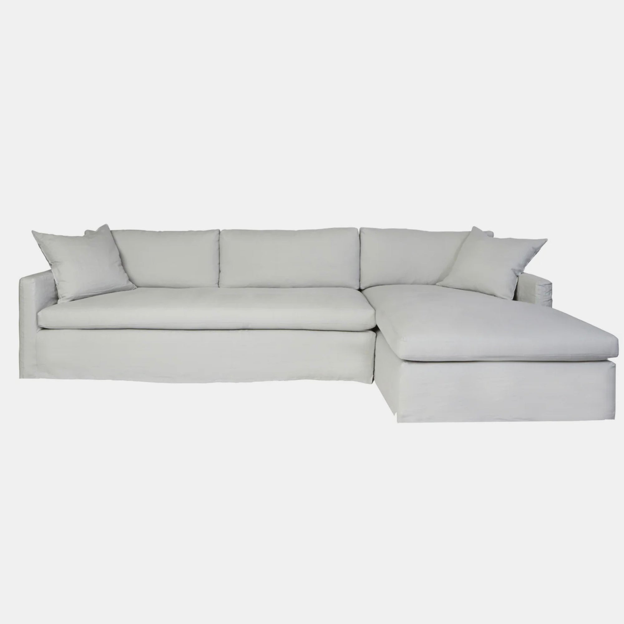 Essentials Louis 2 Piece Sectional: Made to Order