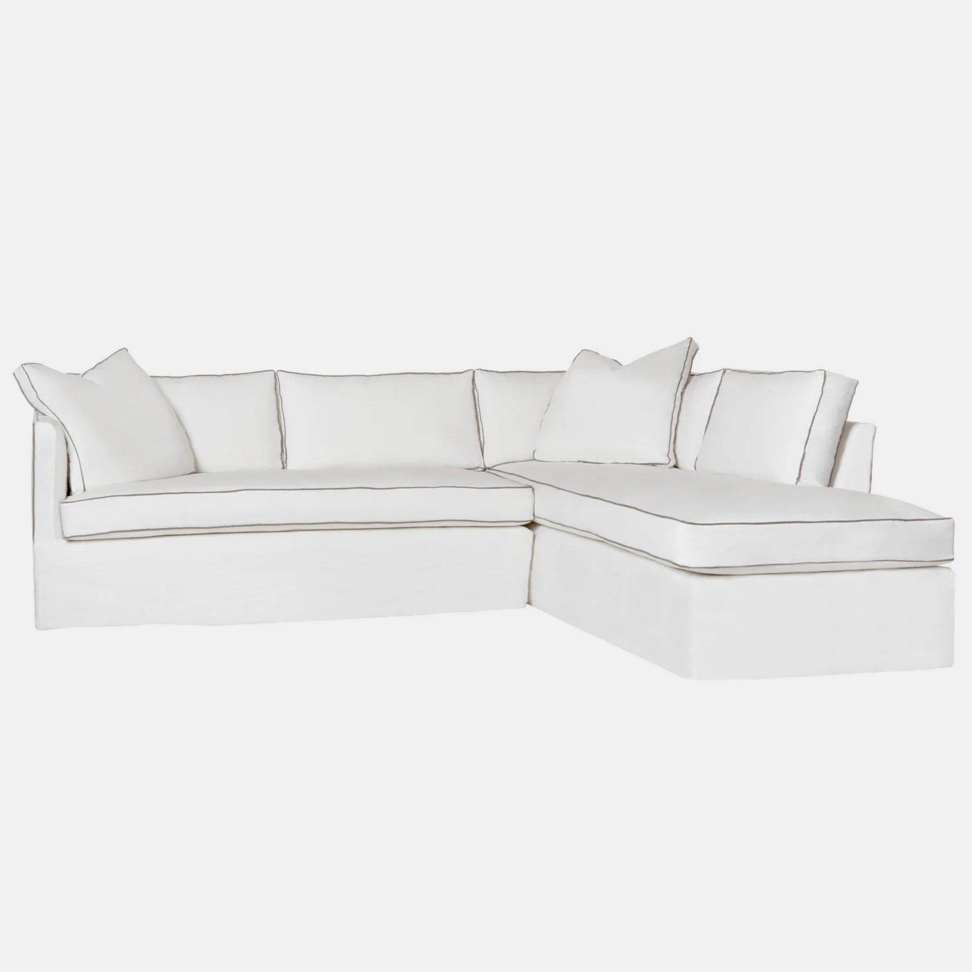 Renata 2pc Sectional Sofa: Made to Order