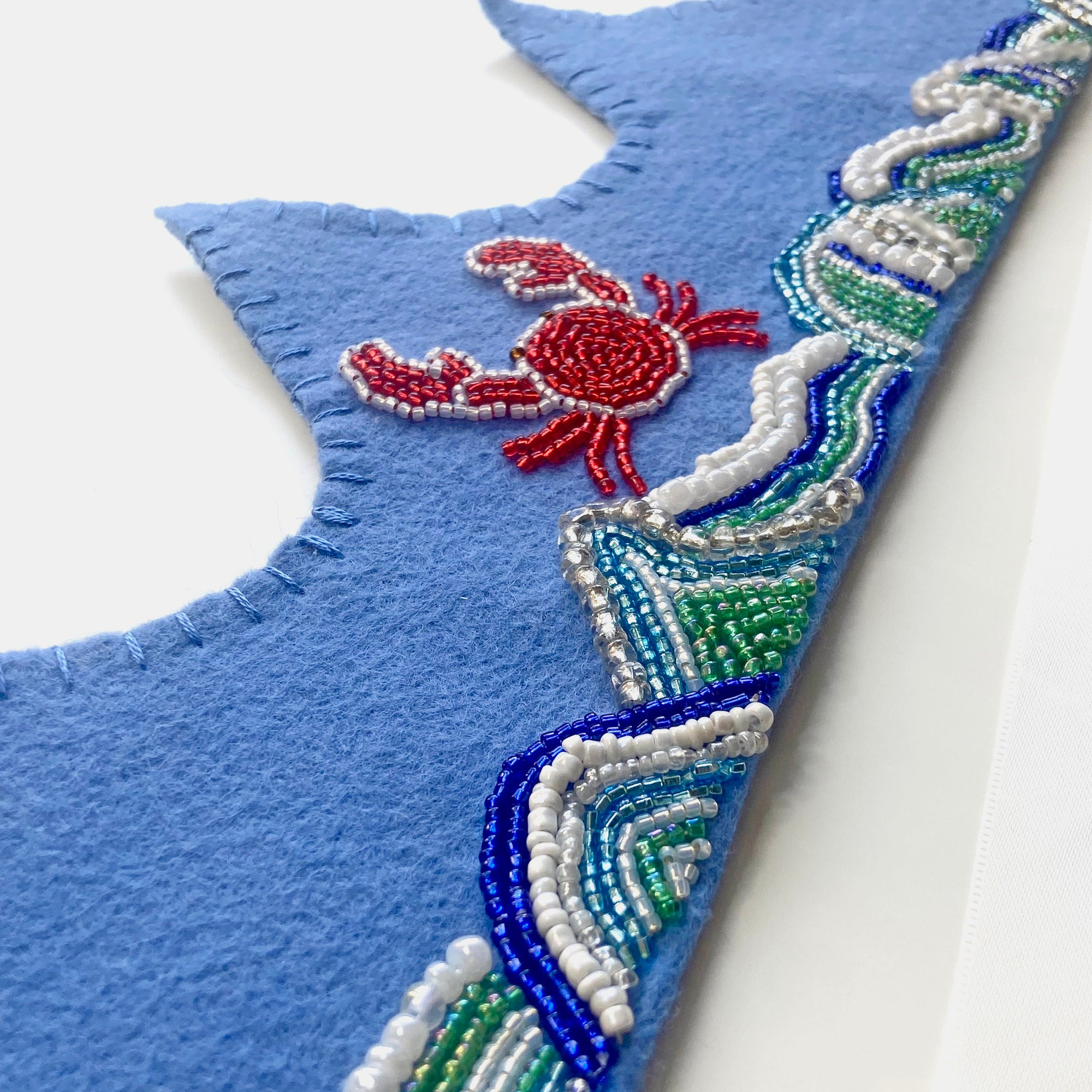 Zodiac Handmade Felt Crown in Cancer