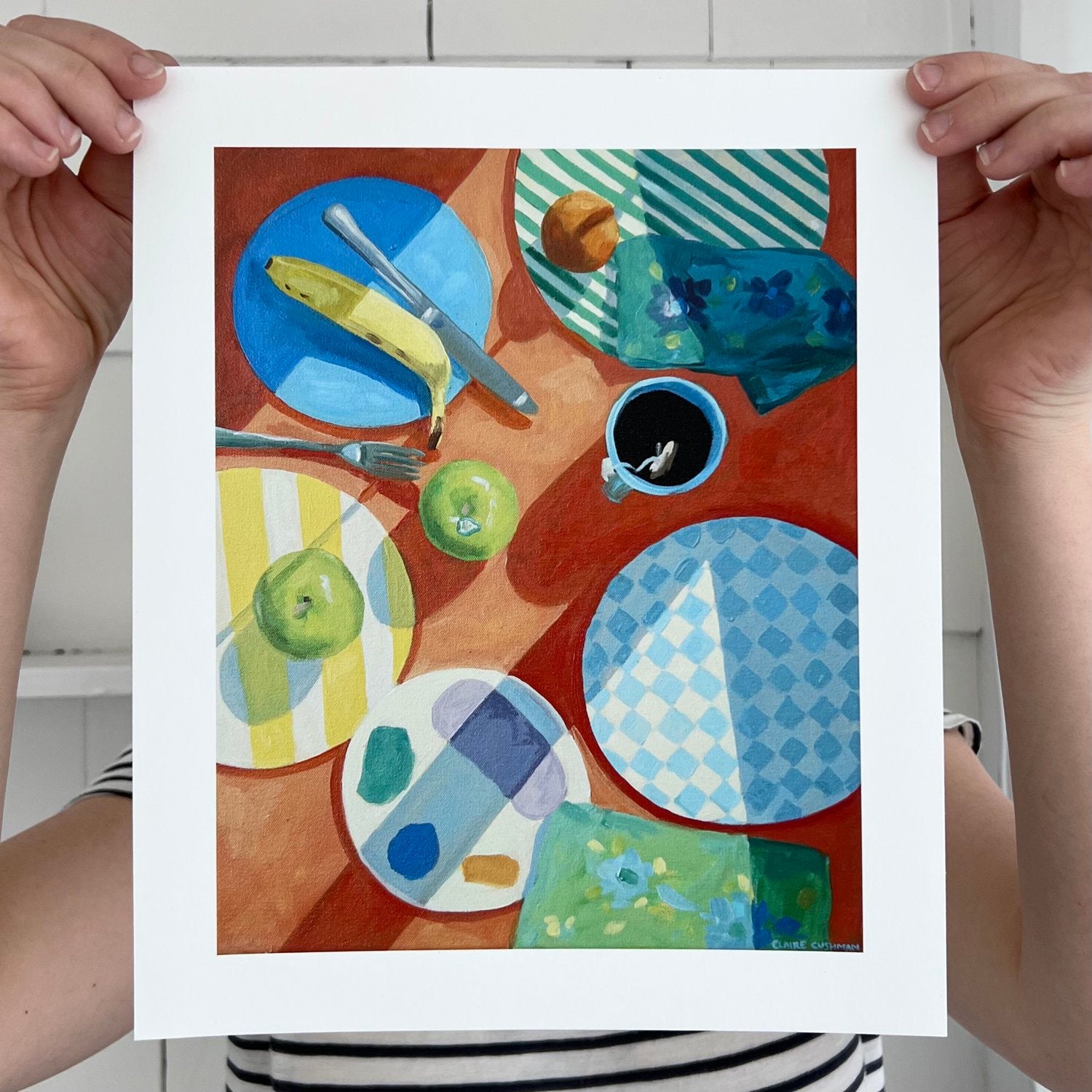 Apples and Bananas Print