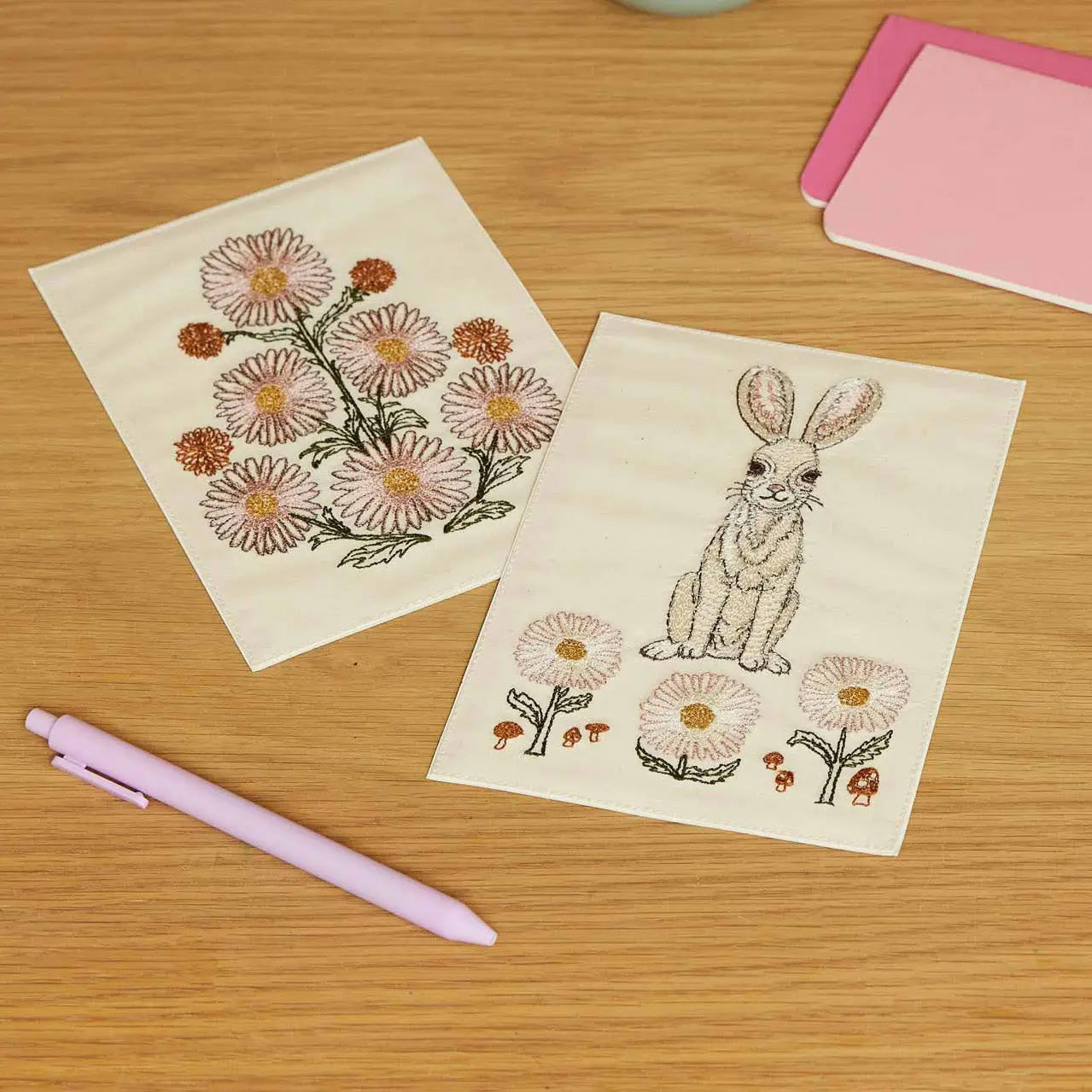 Bunnies and Daisies Card